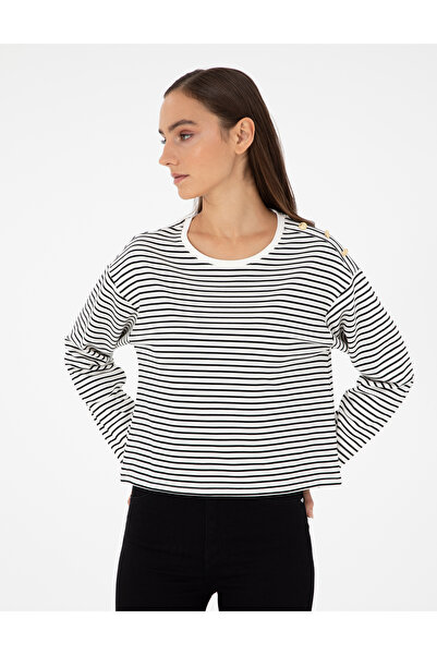 Pierre Cardin Ekru Regular Fit Sweatshirt 50290987-VR019