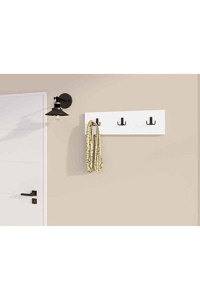 DECORMET 36 cm White 3-Piece Hanger Set