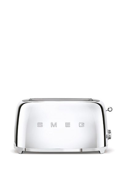 SMEG محمصة خبز بلون فولاذي 2x4