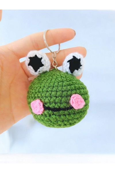 PERFECT Knitted Frog Keychain and Bag Ornament