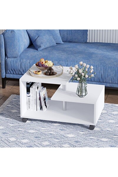 DECORMET Karanfil Sehpa Beyaz