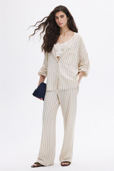 SHERIN Pantaloni mixti in dungi