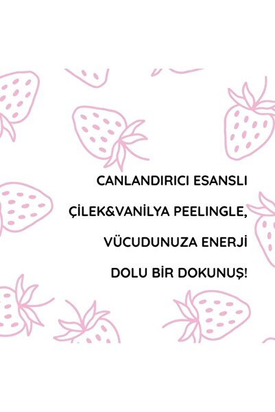 Derminix Çilek Vanilya Vücut Peelingi 300 ml