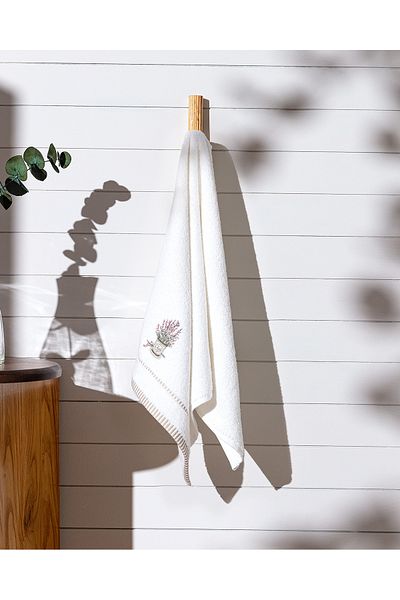 Madame Coco Curtice Embroidered Face Towel