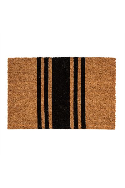 Mudo Home TRISHA Black Striped Door Mat - 40x60