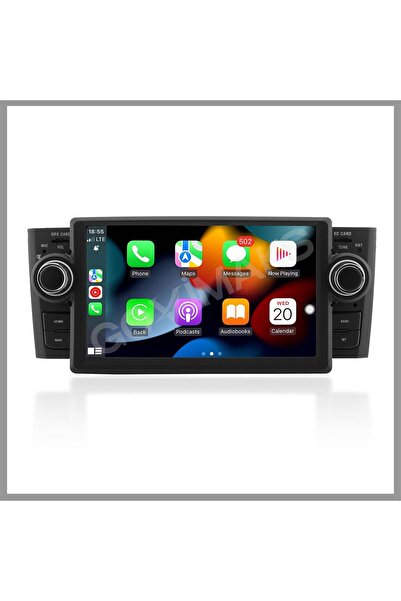 GOVİMAKS Fıat Punto Uyumlu 7 Inch 4 Gb Ram 64 Gb Hafıza Androıd Multımedıa Teyp
