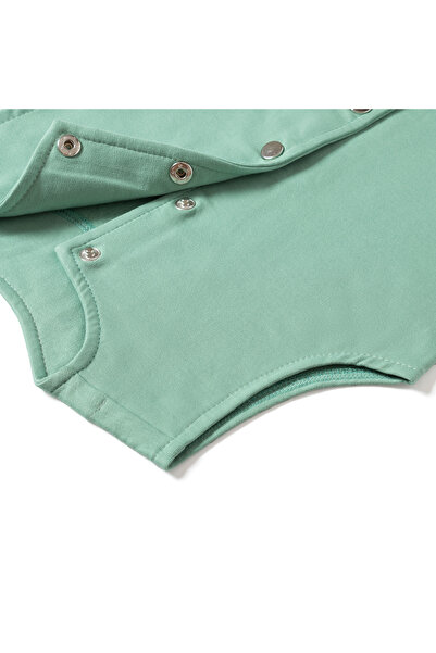 Zuppers Mint Colored Thick Cotton Baby Kids Vest - Snap Fastener