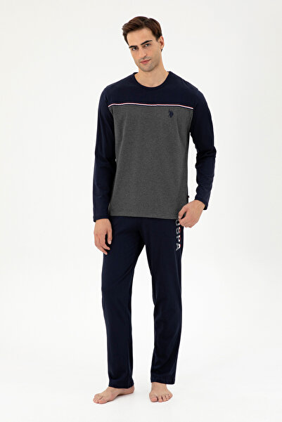 U.S. Polo Assn. Men's Navy Blue Pajama Set 50301719 -Vr033