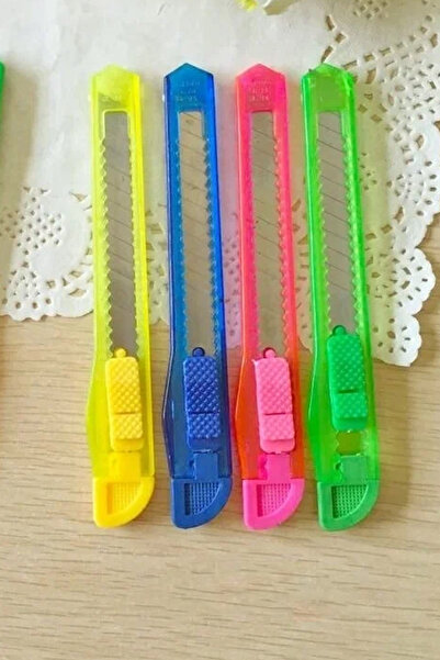 ThenTech Küçük Maket Bıçağı El İşi Hobi Maket Bıçağı 4 Adet Falçata Tesisat K...