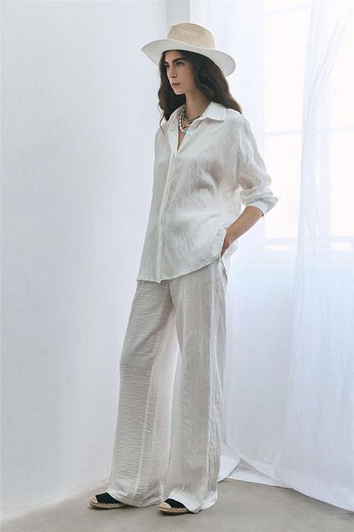 SHERIN Wrinkled Trousers - Looking Design