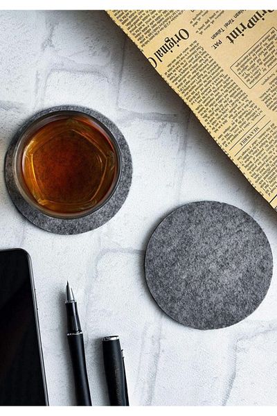 HOMİNG 8cm Cup Pad for 4mm - Homing Felt Cup Cup 6 Pcs