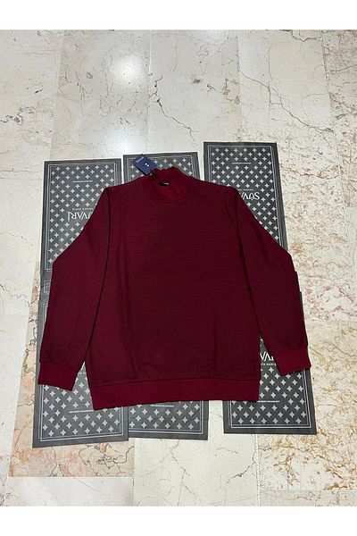 SÜVARİ Armur Patterned Half Fisher Collar Sweater