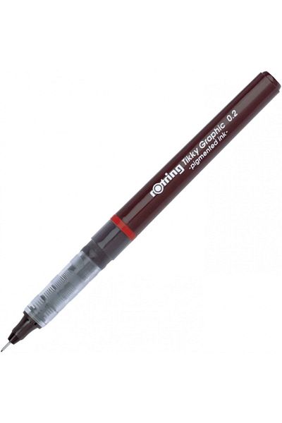 Rotring Tikky Graphic Fineliner Felt Tip Technical Drawing Pen 0.2mm