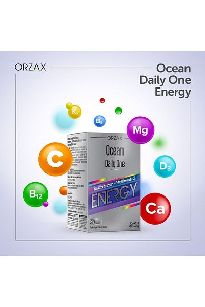 Ocean Orzax Daily One Energy 30 30 Tablets - Second 50%