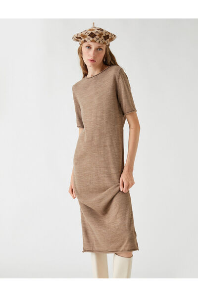 Koton Γυναικείο Φόρεμα Mink 3WAK80002HT