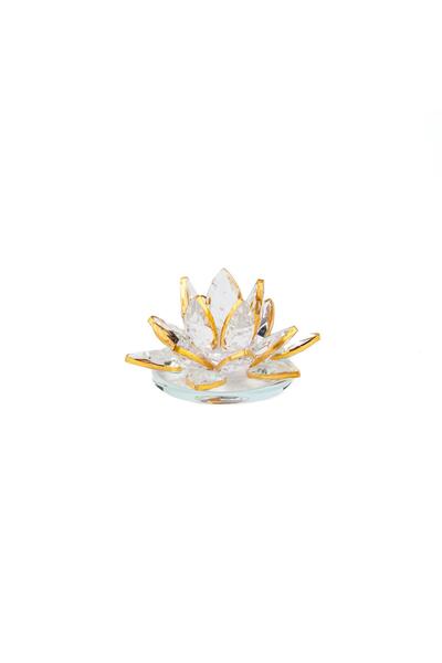 Saray Ottoman handicraft Cam Biblo Dekoratif Mumluk Nilüfer Model Altın No 1 ...