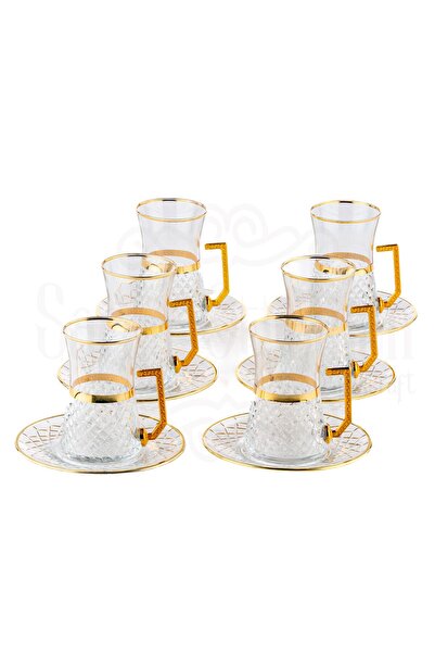 Saray Ottoman handicraft Bardak Çay Bardağı Çay Seti Çay Takımı Lux Heybeli K...