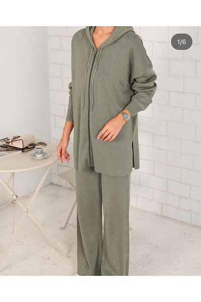 Melike Tatar Glittery Knitwear Set