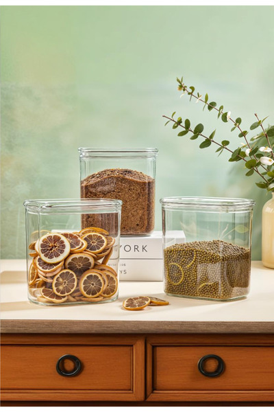 Silkyreal Fresh Star Serisi Plastik Saklama Kabı Vakum Silikon Conta 2 lt Hac...