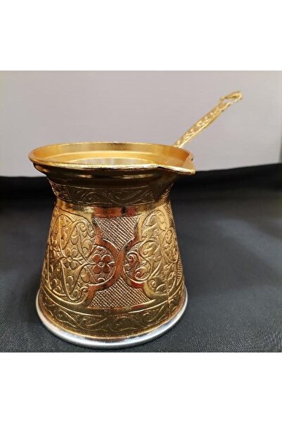 Saray Ottoman handicraft İndüksiyon Cezve No:6 Altın