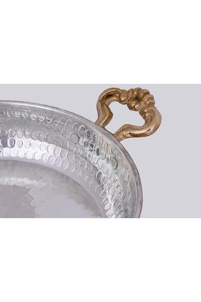 Saray Ottoman handicraft Heavy Copper Pan No:3