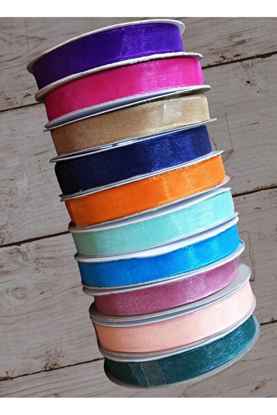 Kezban Tekstil Organize Kurdale Tül Kurdale 1 Cm En 10 Adet Farklı Renk MODEL 2