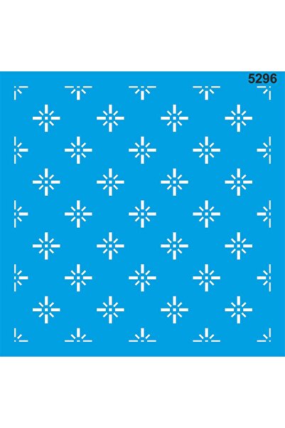StencilSepeti Geometrik Desen - Stencil Boyama Şablonu 40x40