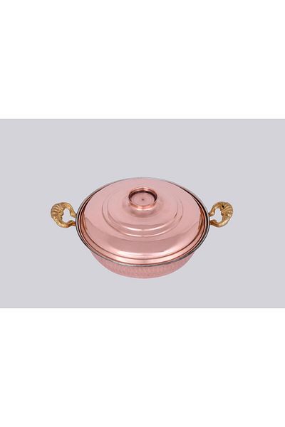 Saray Ottoman handicraft Sahan Copper Sahan Lid Sahan No: 3