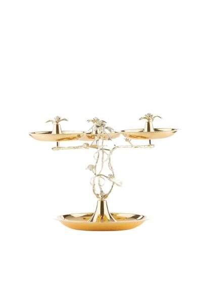 Saray Ottoman handicraft Şekerlik Çikolatalık Aksesuar Dekoratif Obje Güllü 4...