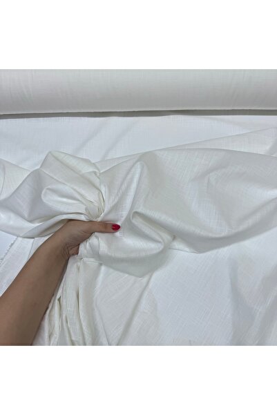 Yaren Ülker Flam Keten Kumaş %100 Pamuk Düz Renk En 150 cm