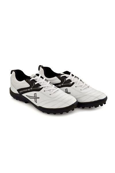 Vector X Blaster Cricker Shoes | White/Black | For Boys and Men | 8 UK, 9 US, 42 EU