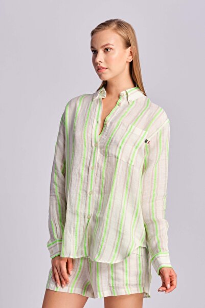 Ruck & Maul Yeşil Kadın Gömlek