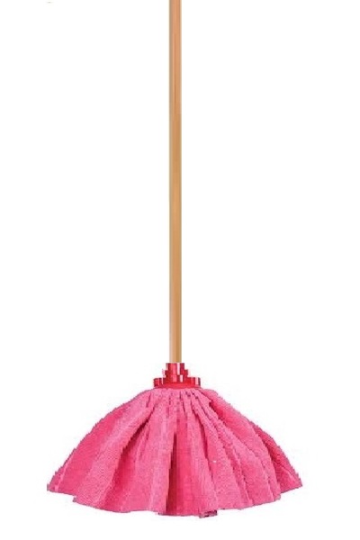 Spark Havlu Vileda Paspas Mop Ucu Ve Ahşap Sapı Takım