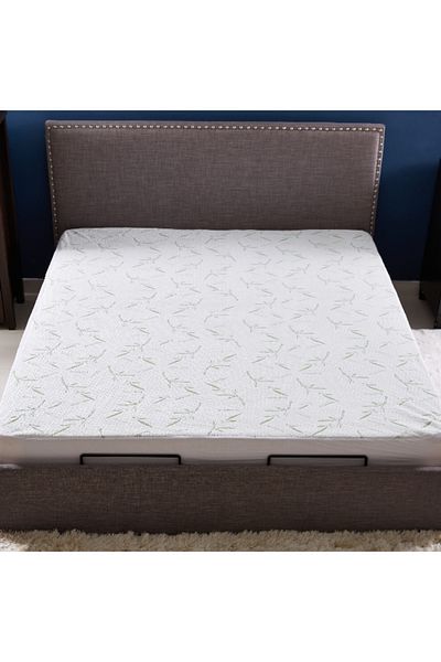 Home Box Bamboo Waterproof King Size Mattress Protector - 180x200 cm