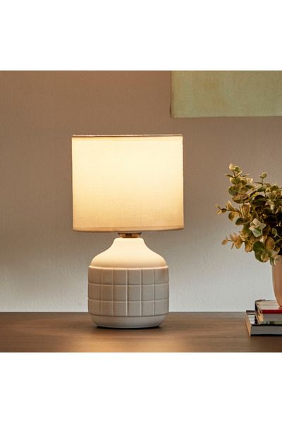 Home Box Gletan Ceramic Table Lamp - 15x15x30 cm