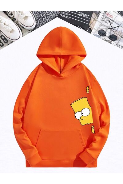 DM DOLCE MORE سترة رياضية بقلنسوة للأطفال مصنوعة من القطن الممشط بثلاثة خيوط ...