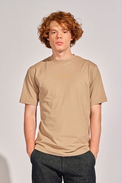 Ruck & Maul Ανδρικό T-Shirt σε ανοιχτό καφέ