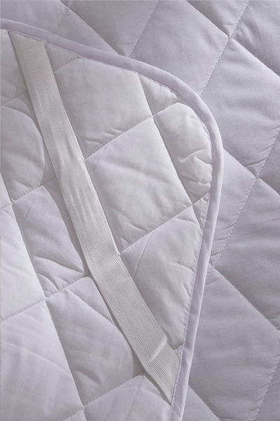 Evony Quilted Liquid-Proof Mattress Pad 140X200 cm Single Size Corner Elastic Mattress Protector Mattress Pad