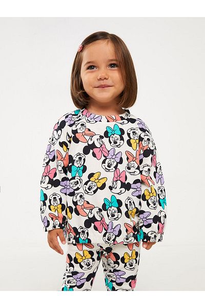 LC Waikiki Roztomilá mikina Lcwk Minnie Mouse, která dělá lekce zábavnou