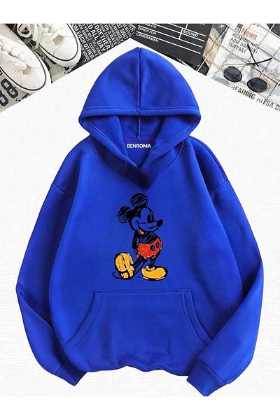 BENROMA Children's Comic Film Printed Unisex Mold Hooded Sweatshirt
