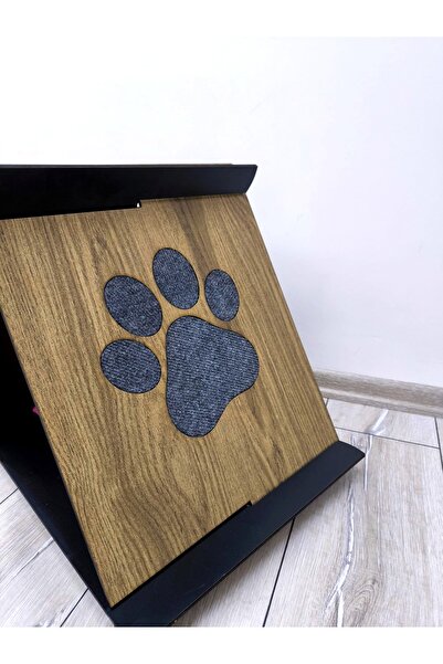 Quun Üçgen Kedi Lüks Evi Tırmalama Özelleştirilebilir Kedinizin İsmini Yazın Hediyelik