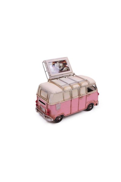 Generic Brand Decorative Metal Minibus Gift with Frame and Moneybox