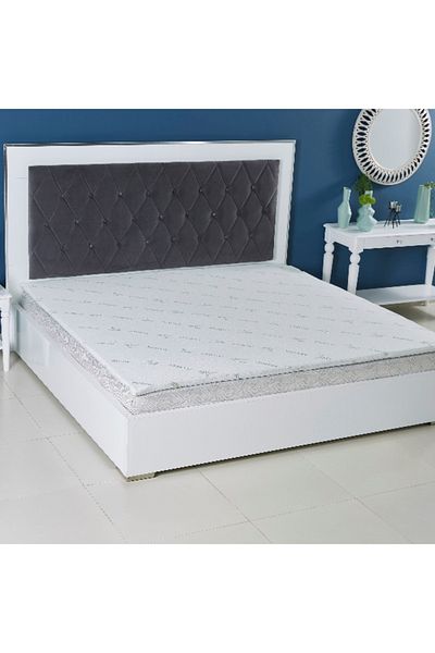 Home Box Comfort Memory Foam Super King Mattress Topper - 200x200 cm