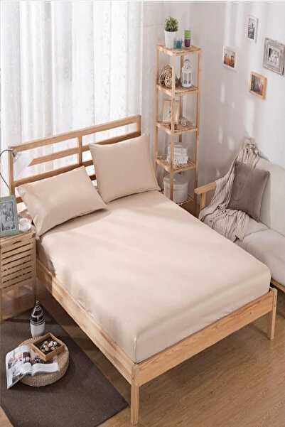 Bebesi King Size 180x200 35 Cm Double Towel Elastic Sheet Set 2 Pillowcases