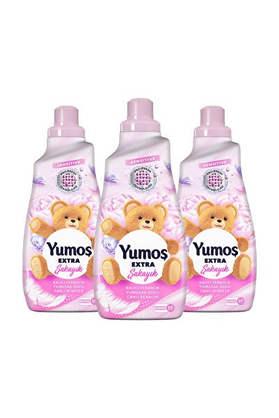 Yumoş Extra Konsantre Çamaşır Yumuşatıcısı Şakayık 1440 X3