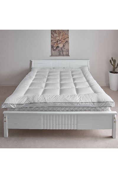 Home Box Opulent Luxe Satin Olympic Queen Topper - 160x200+8 cm