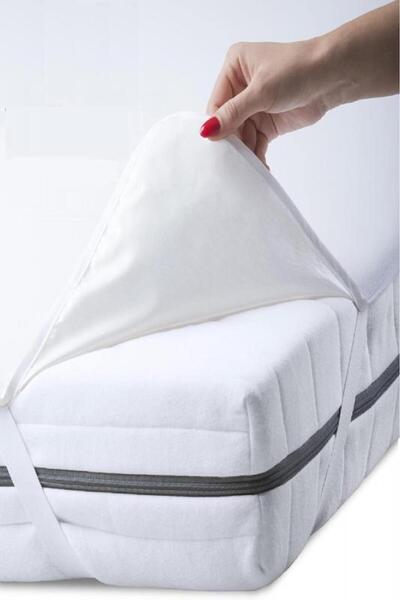 mycey Protector de saltea din bumbac, rezistent la lichide, cu colțuri elasti...