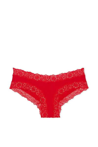 Victoria's Secret Işıltılı Dantel Pamuklu Cheeky Külot