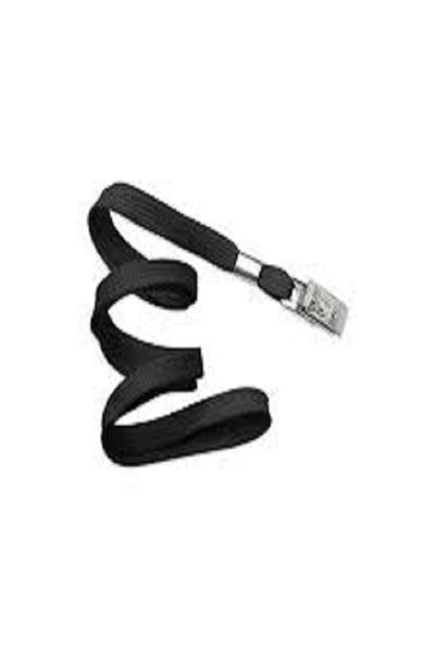 KRAF Black Metal Clips - 50 Card Strap Lanyard, 510g