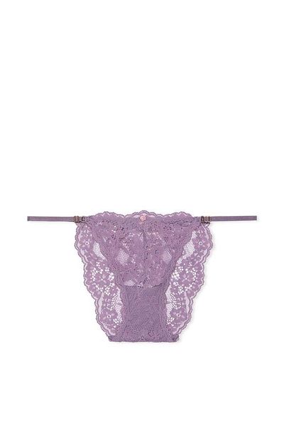 Victoria's Secret Chiloți bikini cu bretele reglabile din dantelă
